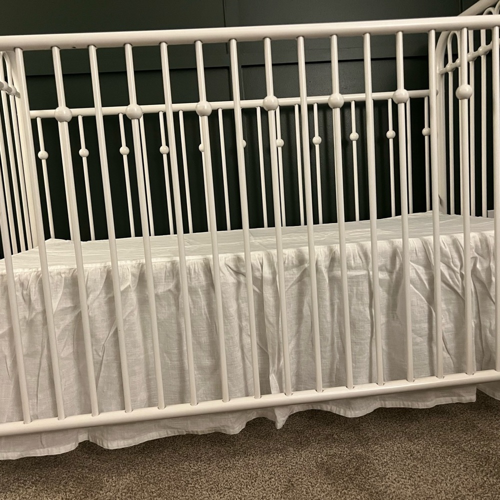 Restoration Hardware Crib Skirt